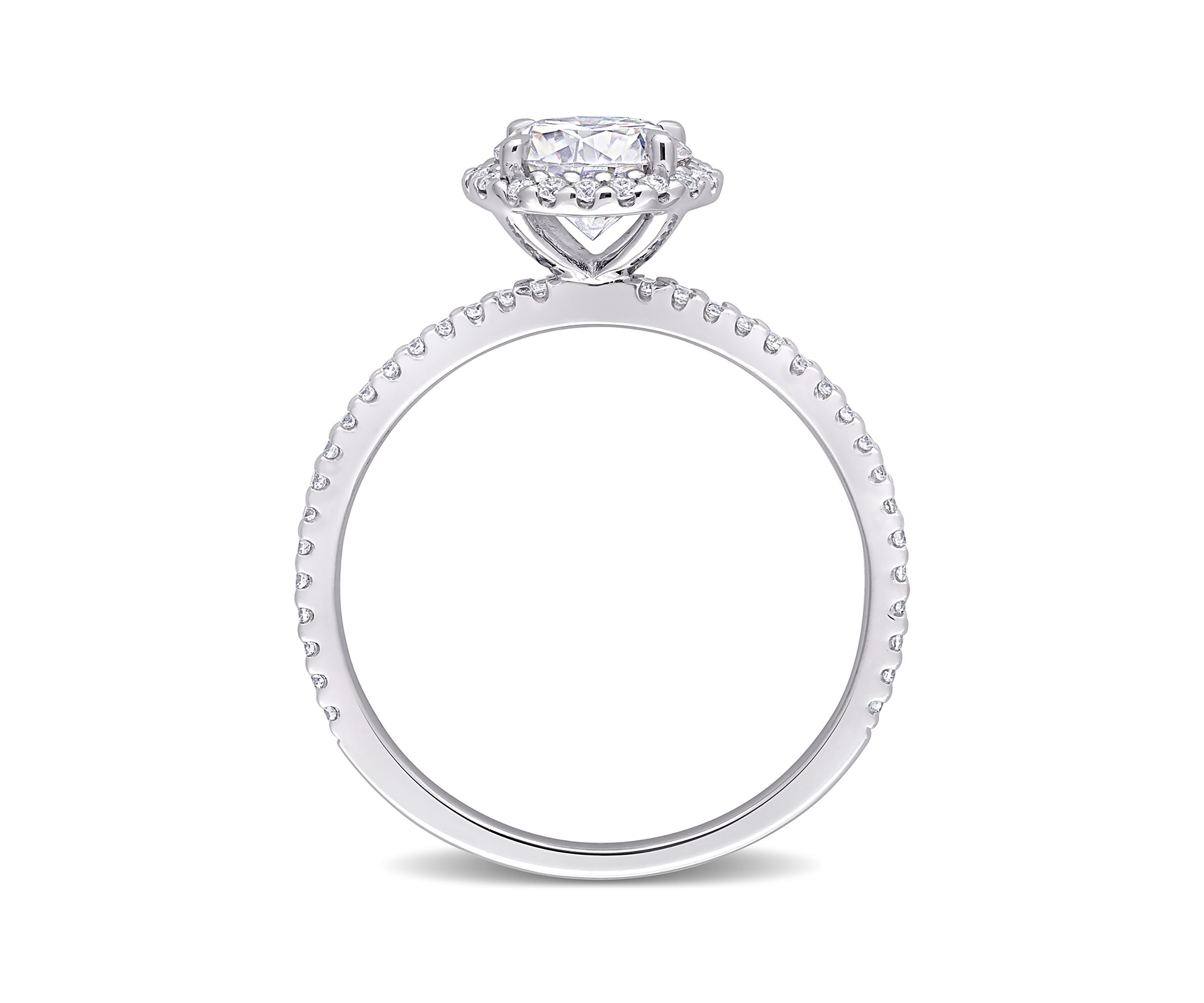 1.25 ct. t.w. Created Moissanite Ring in Sterling Silver