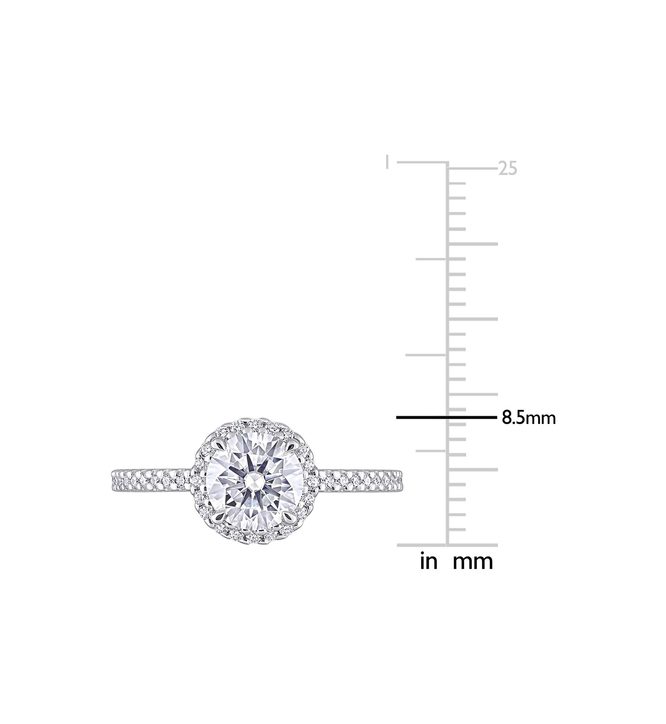 1.25 ct. t.w. Created Moissanite Ring in Sterling Silver