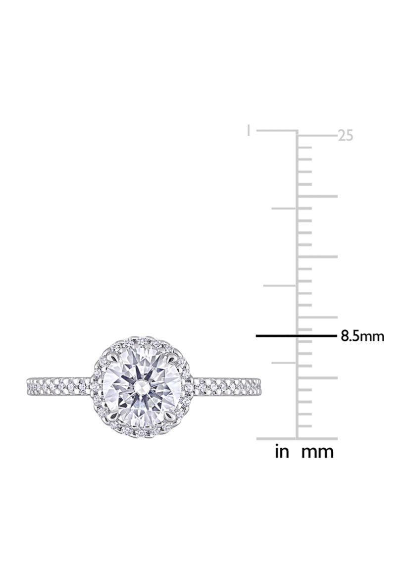 1.25 ct. t.w. Created Moissanite Ring in Sterling Silver