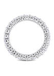 1.5 ct. t.w. Created Moissanite Eternity Ring in 10k White Gold