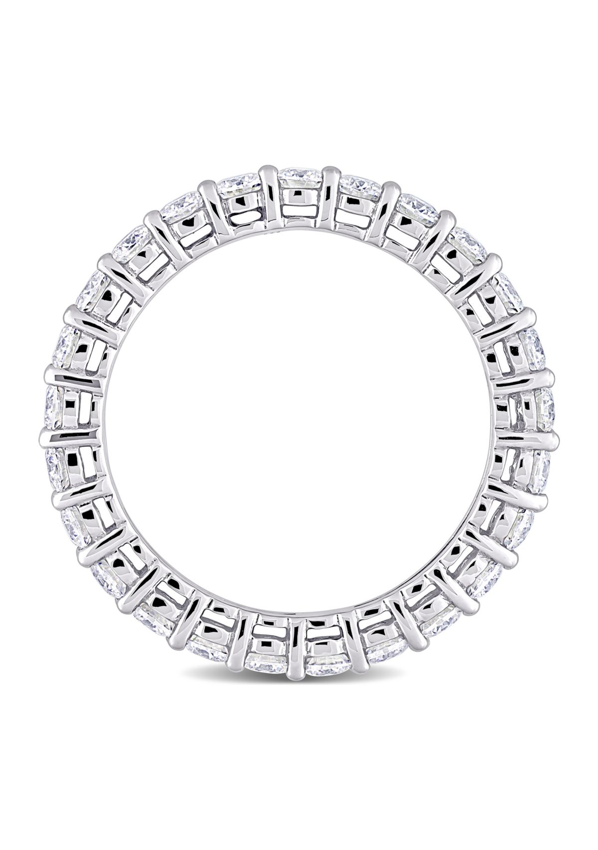 1.5 ct. t.w. Created Moissanite Eternity Ring in 10k White Gold