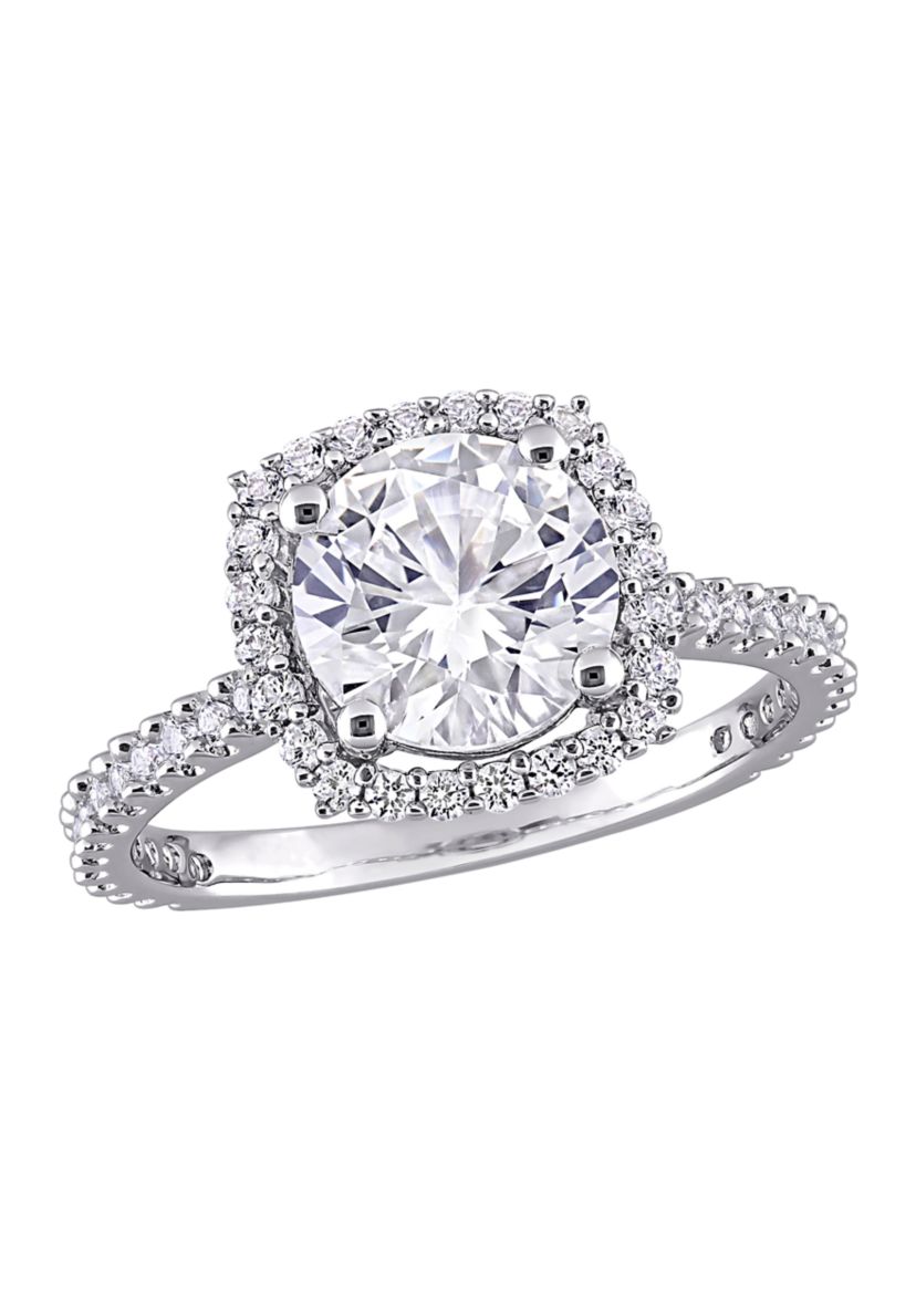 Lab Created 2.88 ct. t.w. Created White Sapphire Halo Ring in Sterling Silver