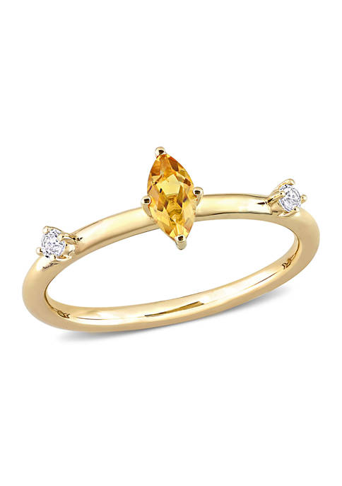 Belk & Co. 1/3 ct. t.w. Citrine and