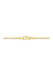 18k Yellow Gold Plated Sterling Silver 2 Millimeter Figaro Chain Necklace