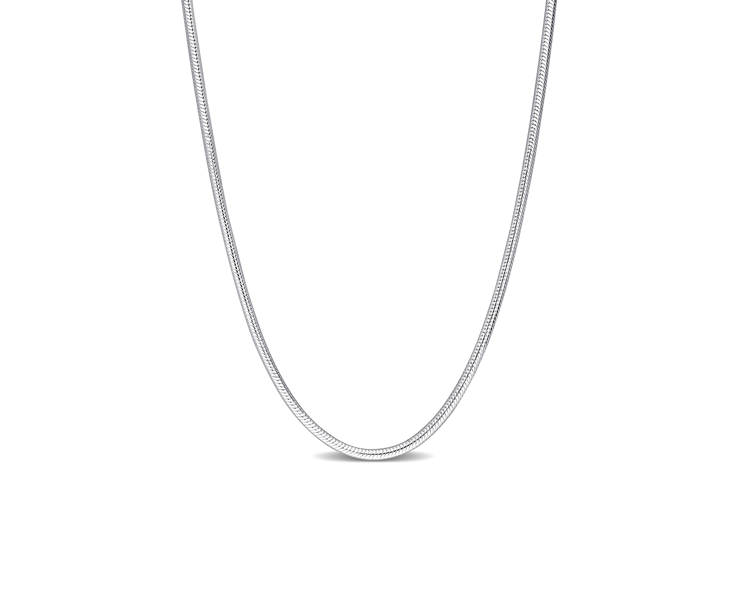 Sterling Silver 1.9mm Snake Chain Necklace