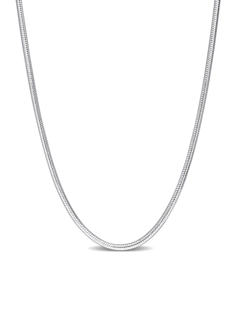 Sterling Silver 1.9mm Snake Chain Necklace