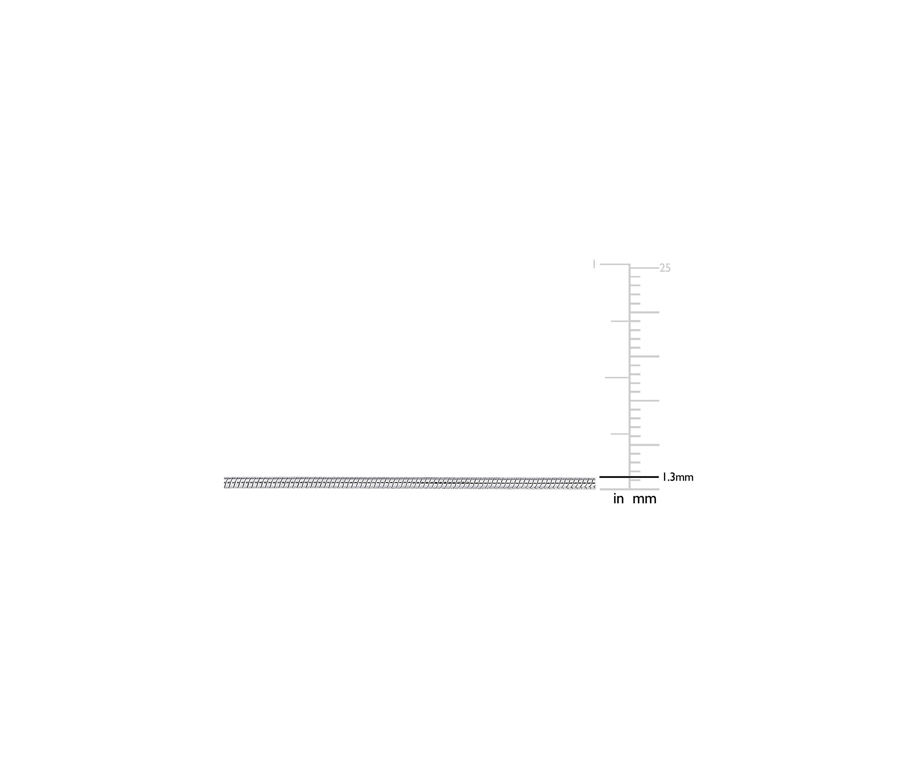 Sterling Silver 1.2mm Snake Chain Necklace