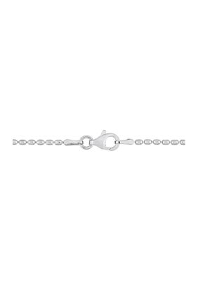 Sterling Silver Oval Ball Chain Necklace