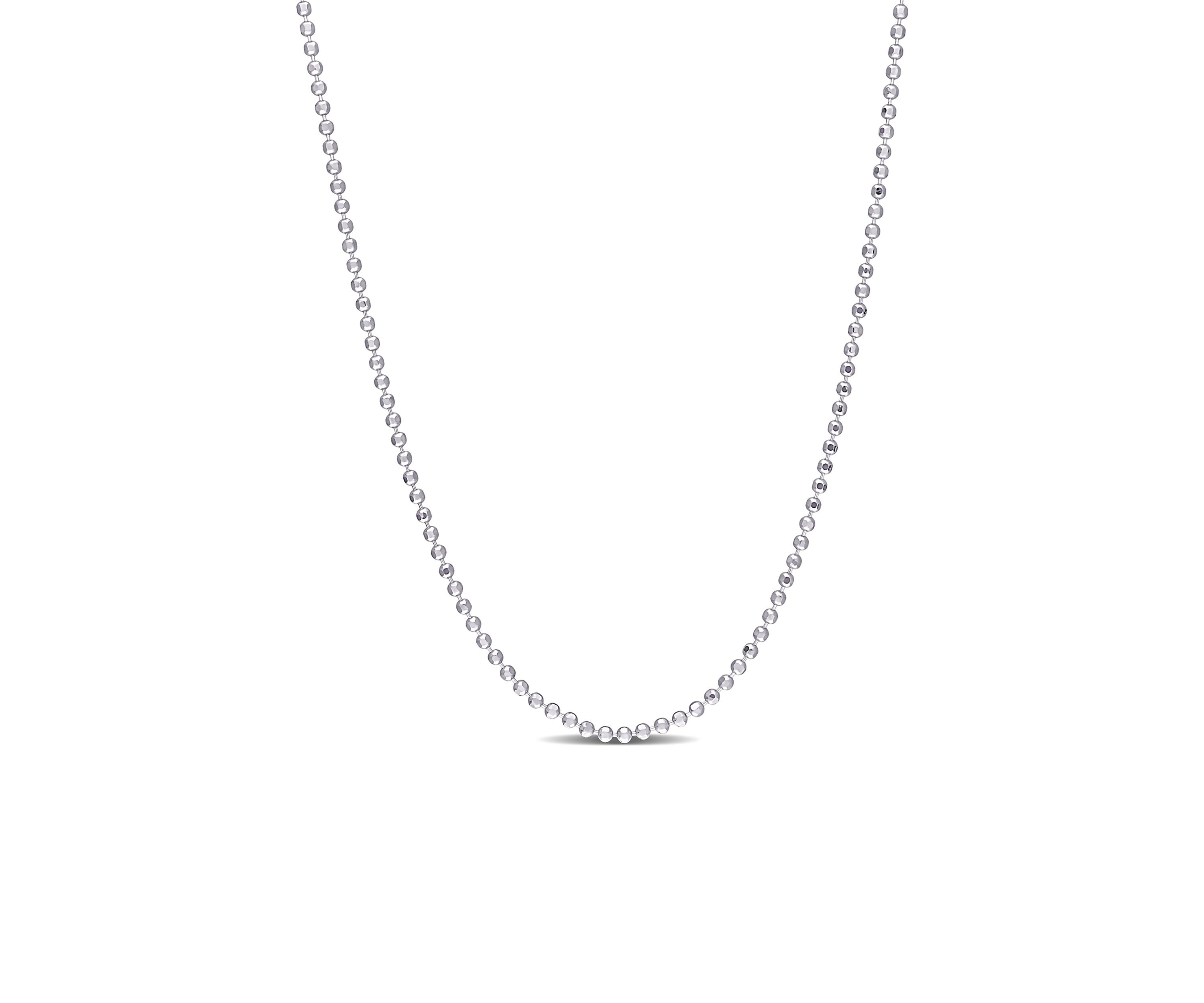 Sterling Silver Ball Chain Necklace