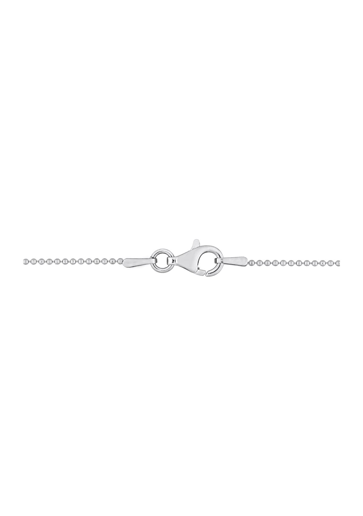 Sterling Silver 1mm Ball Chain Necklace