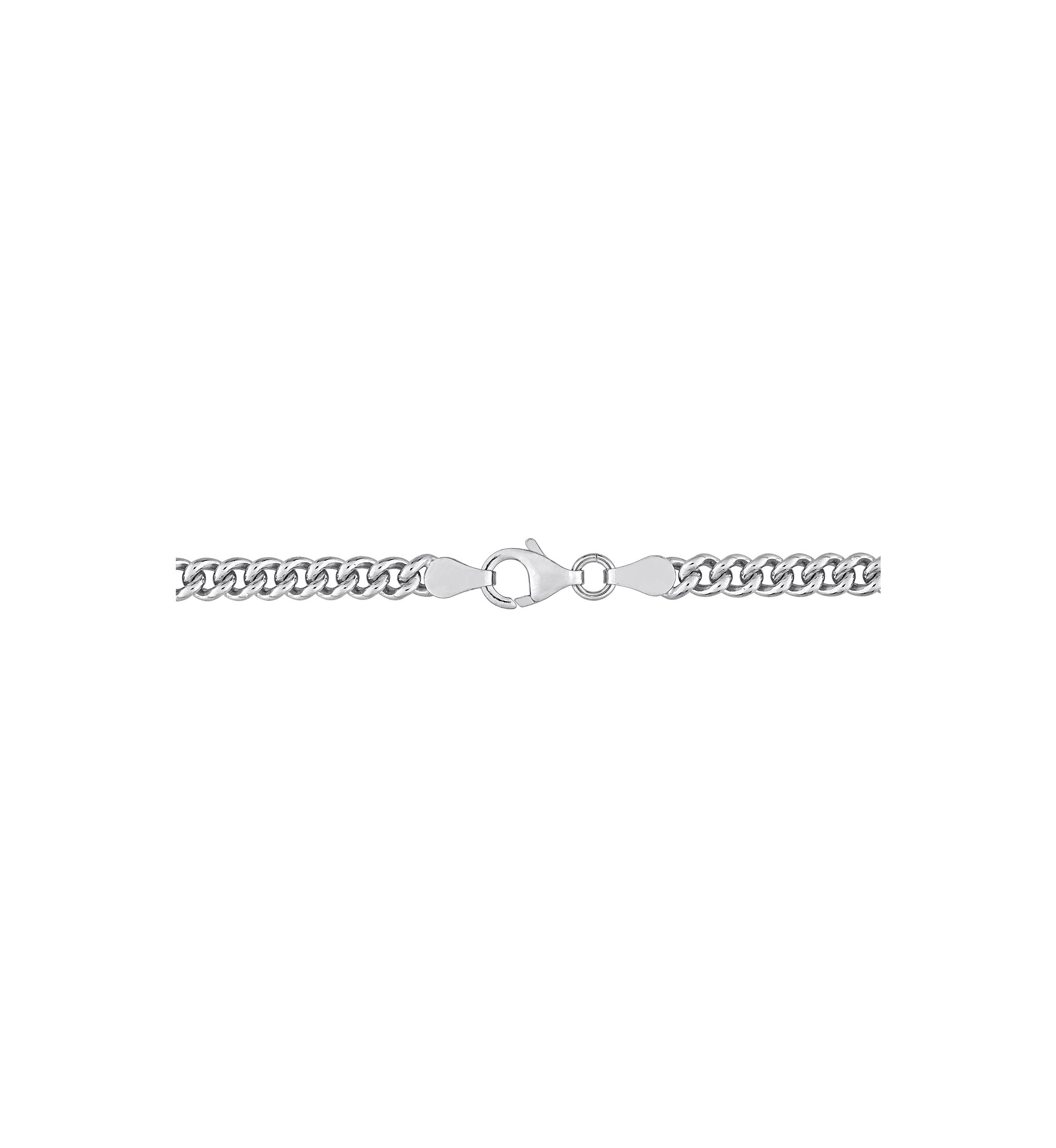 Sterling Silver 4.4mm Curb Link Chain Necklace