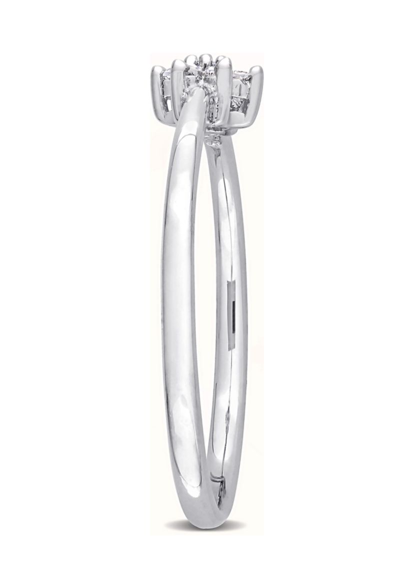 Diamond Accent Promise Ring in Sterling Silver