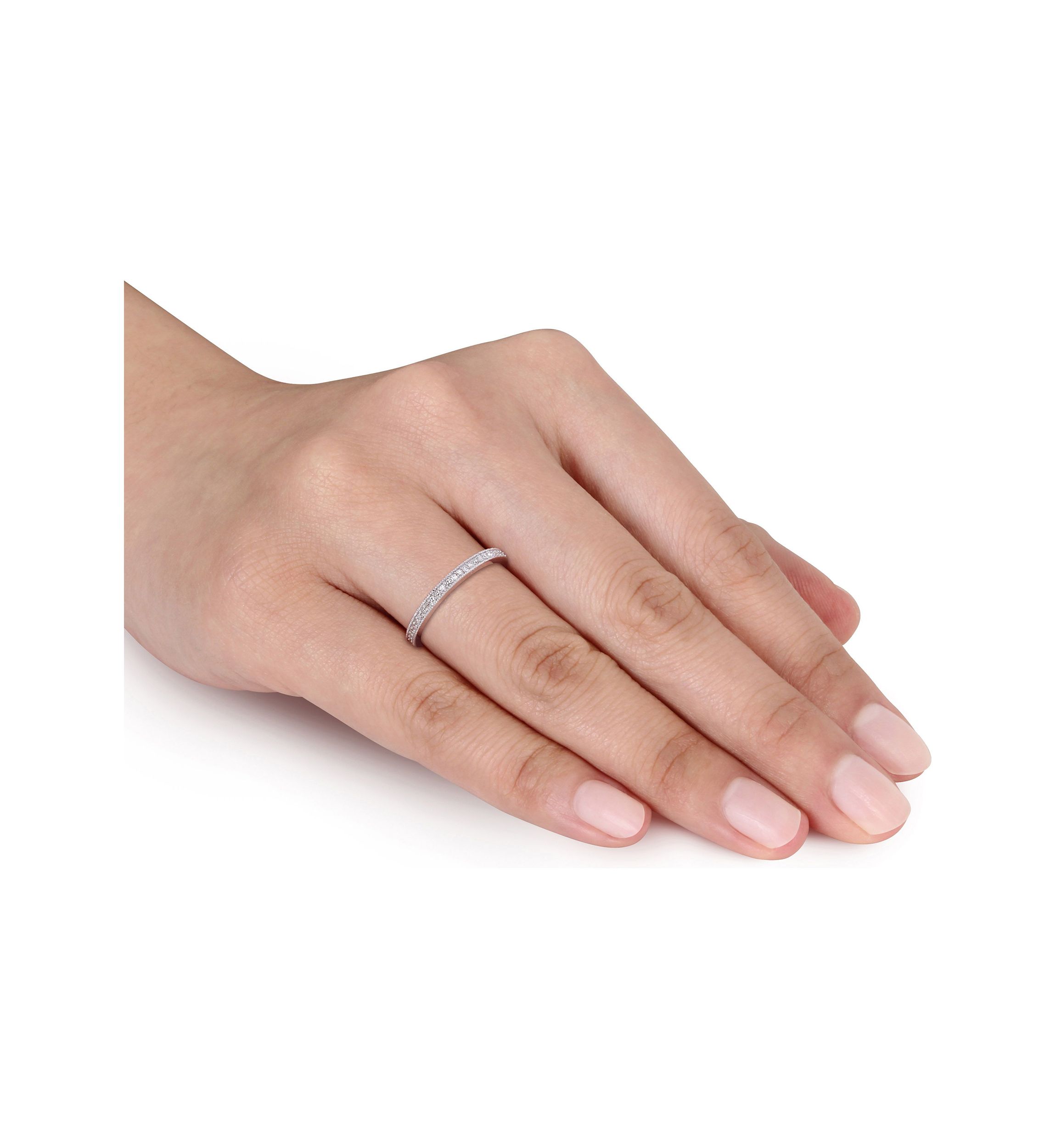 1/4 CT TW Diamond Eternity Band in 14k White Gold