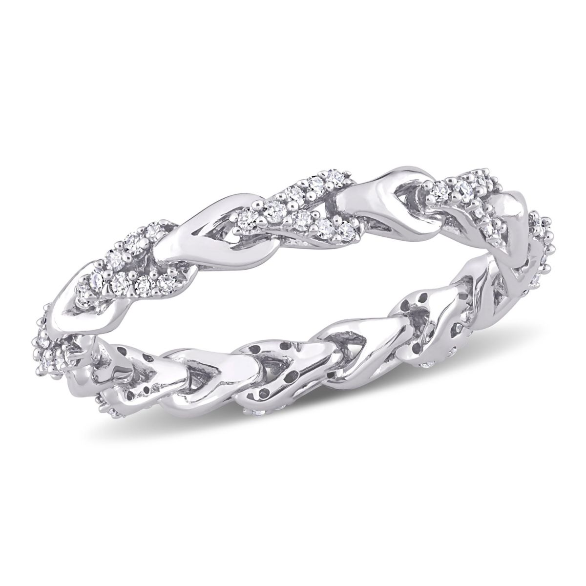 1/4 ct. t.w. Diamond Eternity Band in 10K White Gold