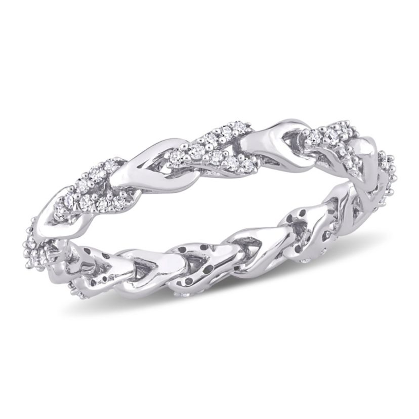 1/4 ct. t.w. Diamond Eternity Band in 10K White Gold