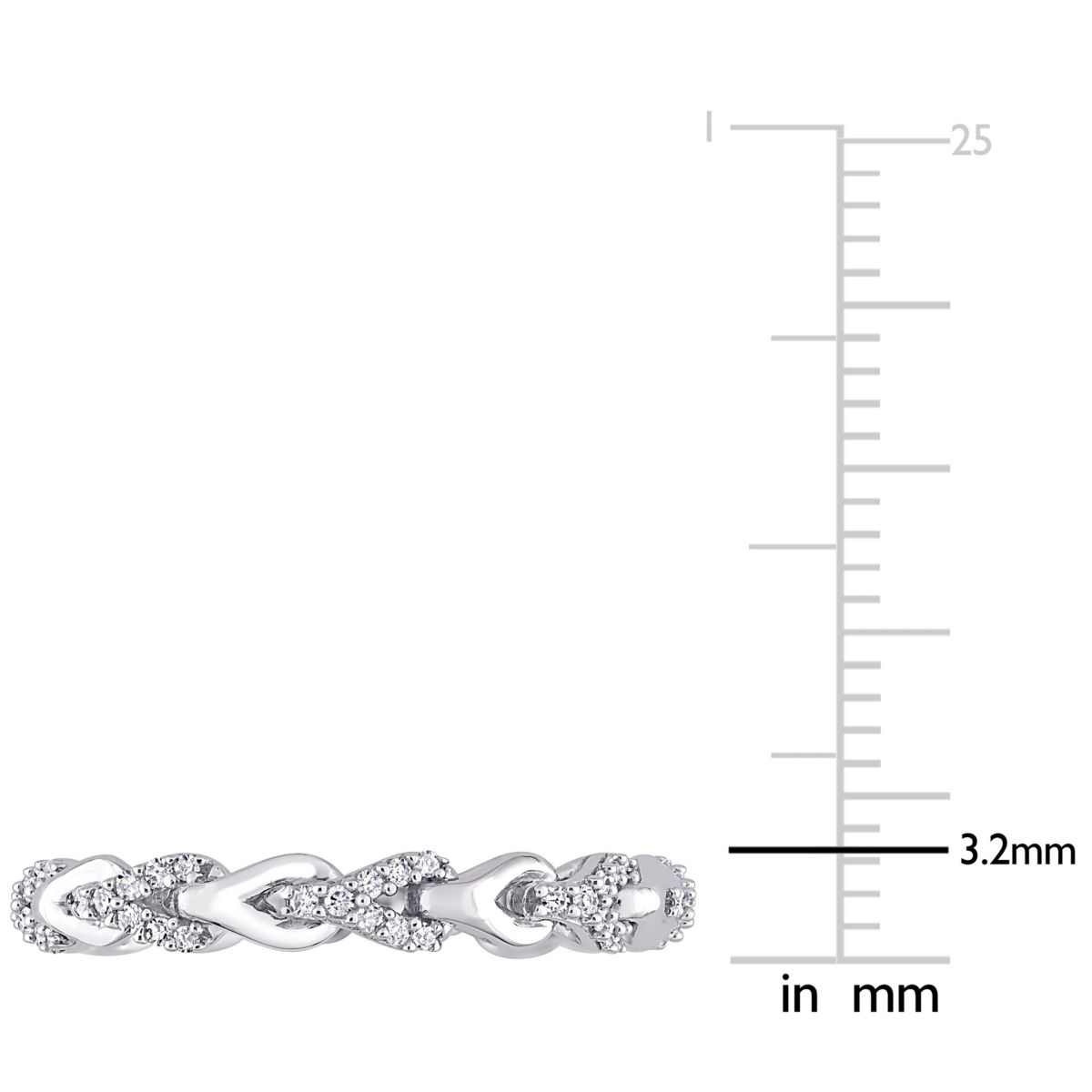 1/4 ct. t.w. Diamond Eternity Band in 10K White Gold