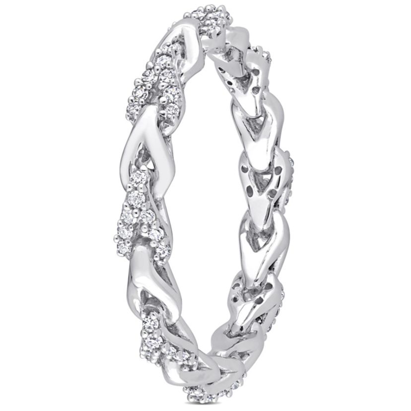 1/4 ct. t.w. Diamond Eternity Band in 10K White Gold