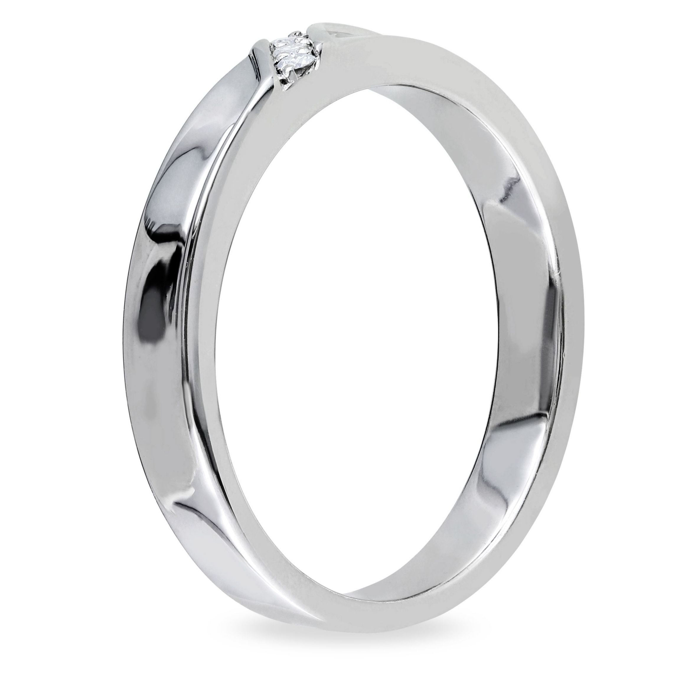 1/10 ct. t.w. Diamond Mens Ring in Sterling Silver