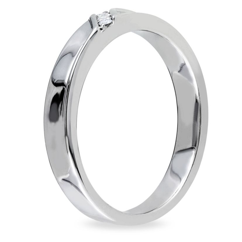 1/10 ct. t.w. Diamond Mens Ring in Sterling Silver