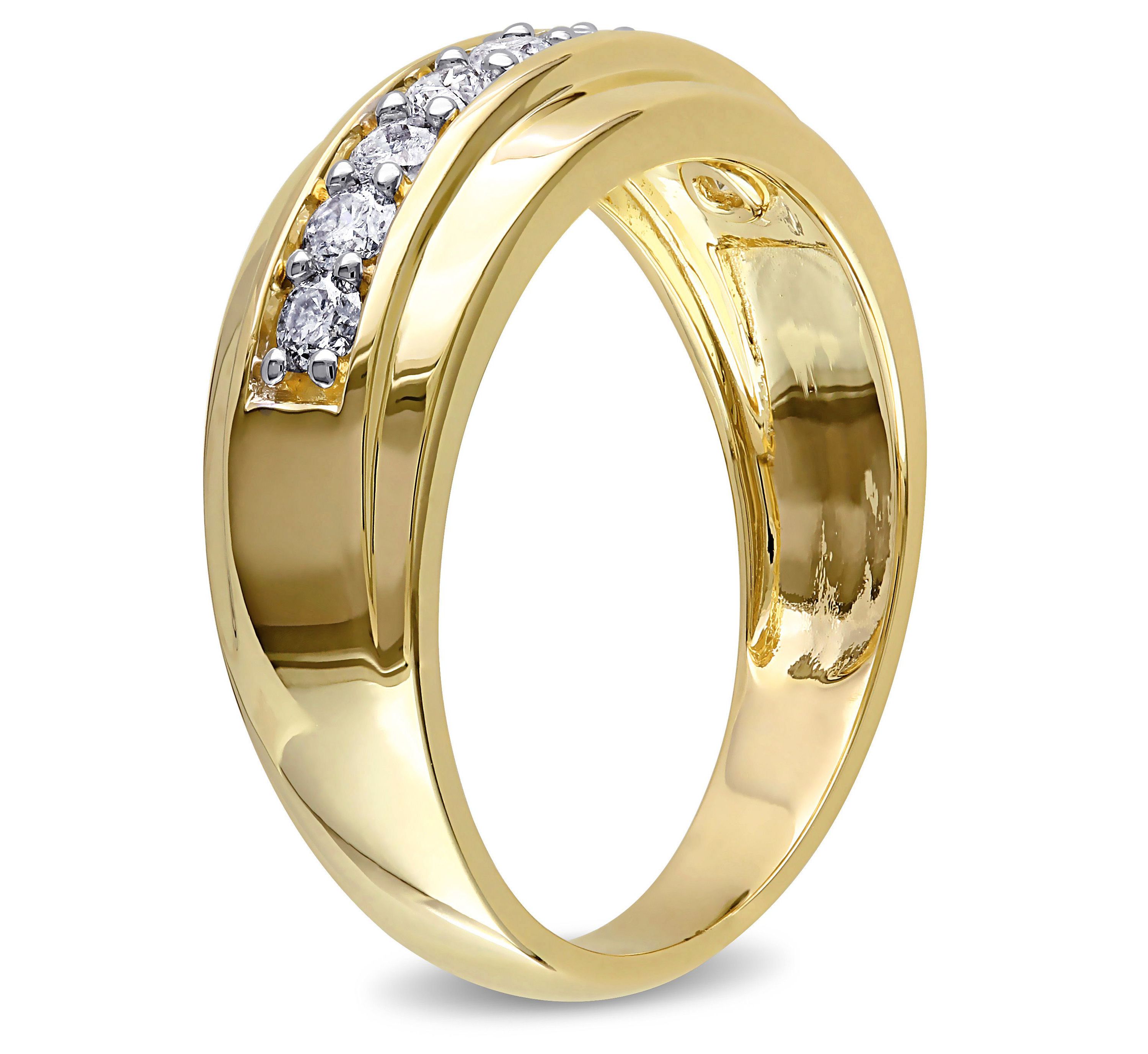 1/2 ct. t.w. Diamond Mens Ring in 10K Yellow Gold