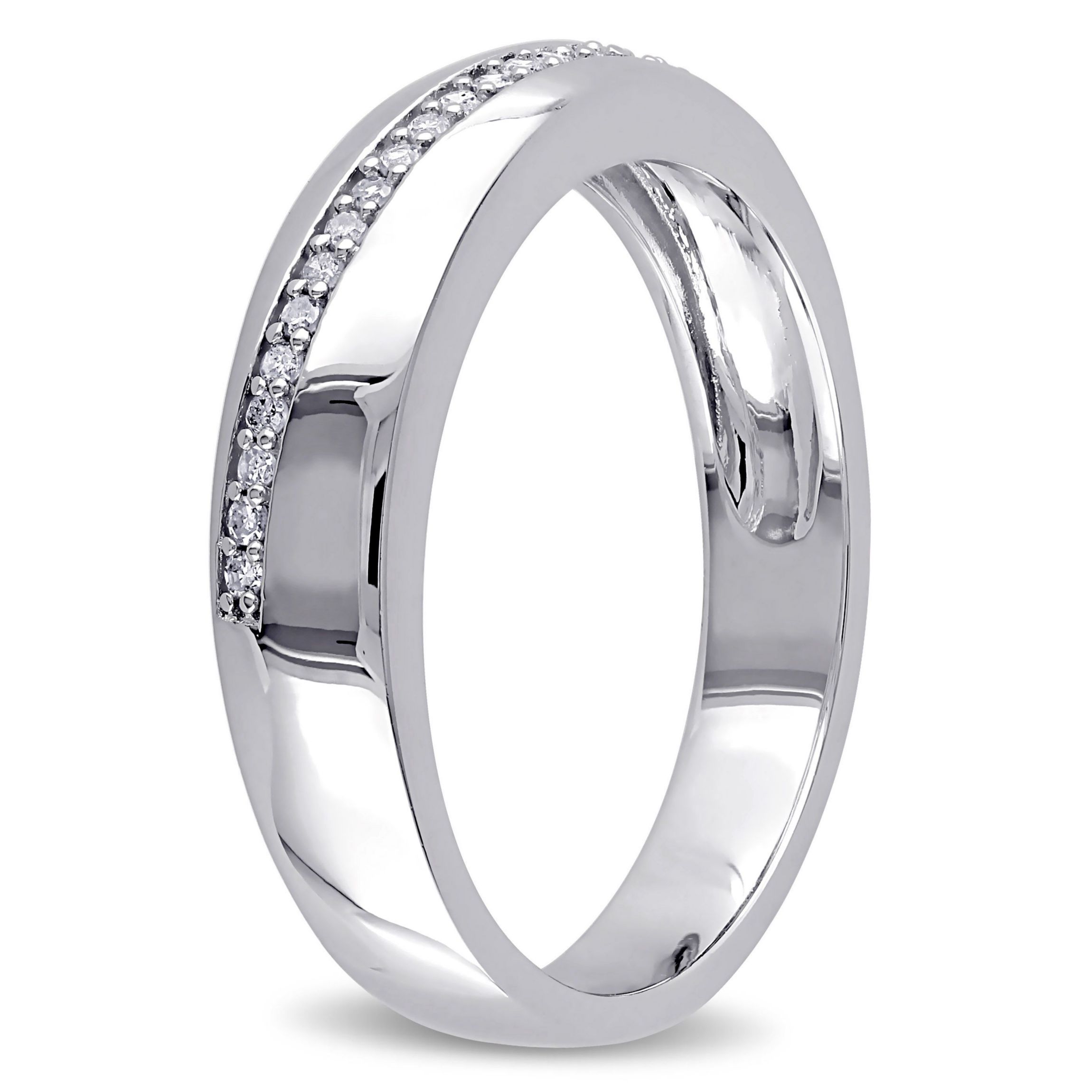 1/10 ct. t.w. Diamond Mens Ring in Sterling Silver