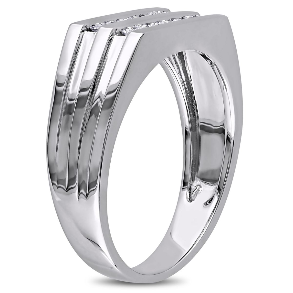 1/3 ct. t.w. Diamond Mens Ring in 10K White Gold