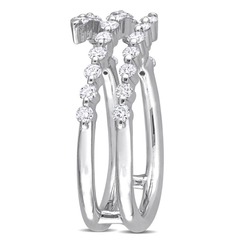 1/2 ct. t.w. Diamond Coil Ring in Platinum