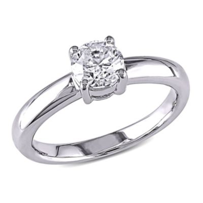 Belk & Co 1 ct. t.w. Diamond Solitaire Engagement Ring in 14K White Gold, 8.5 -  0075000740997
