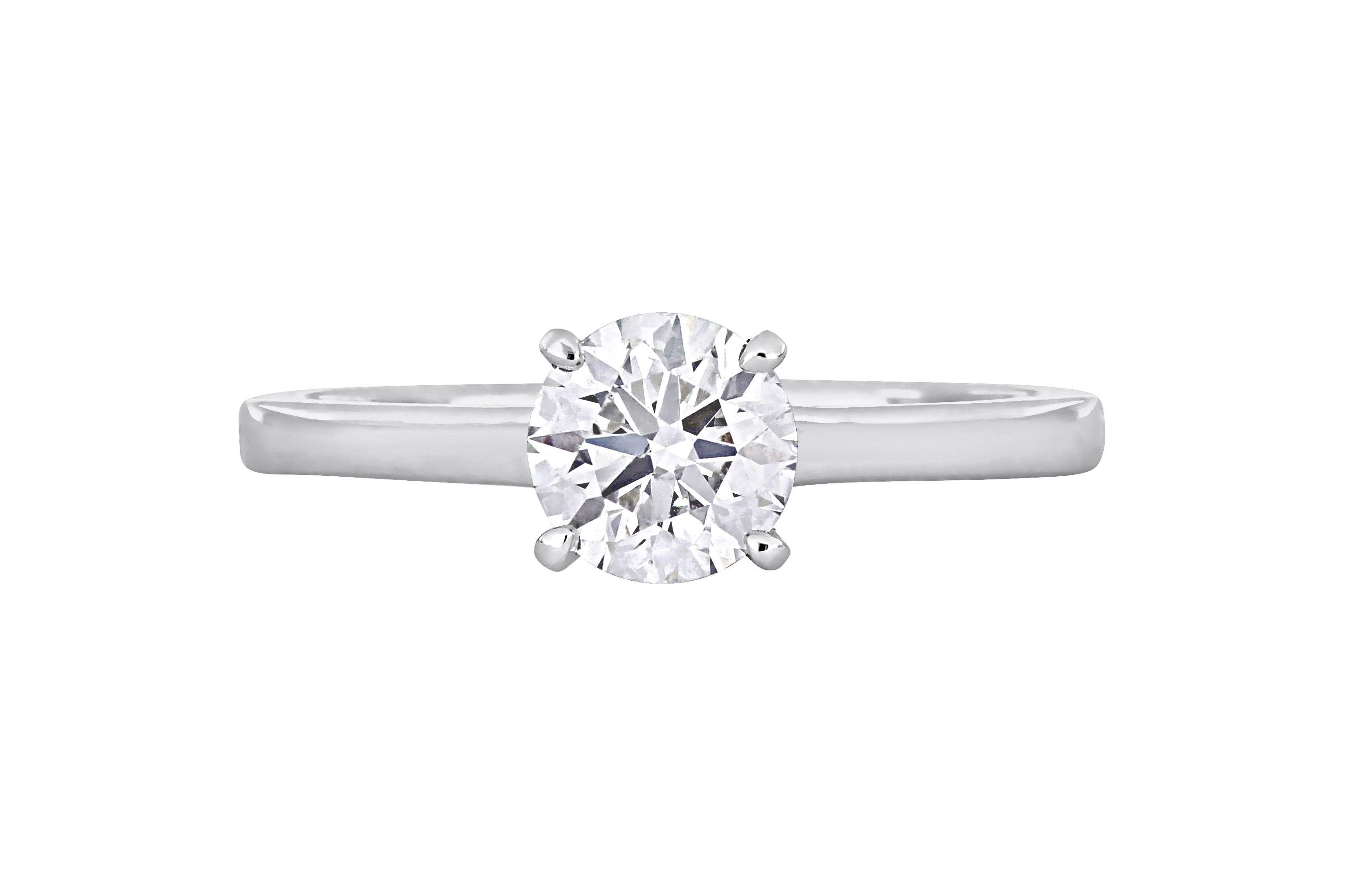 1 ct. t.w. Diamond Solitaire Engagement Ring in Platinum