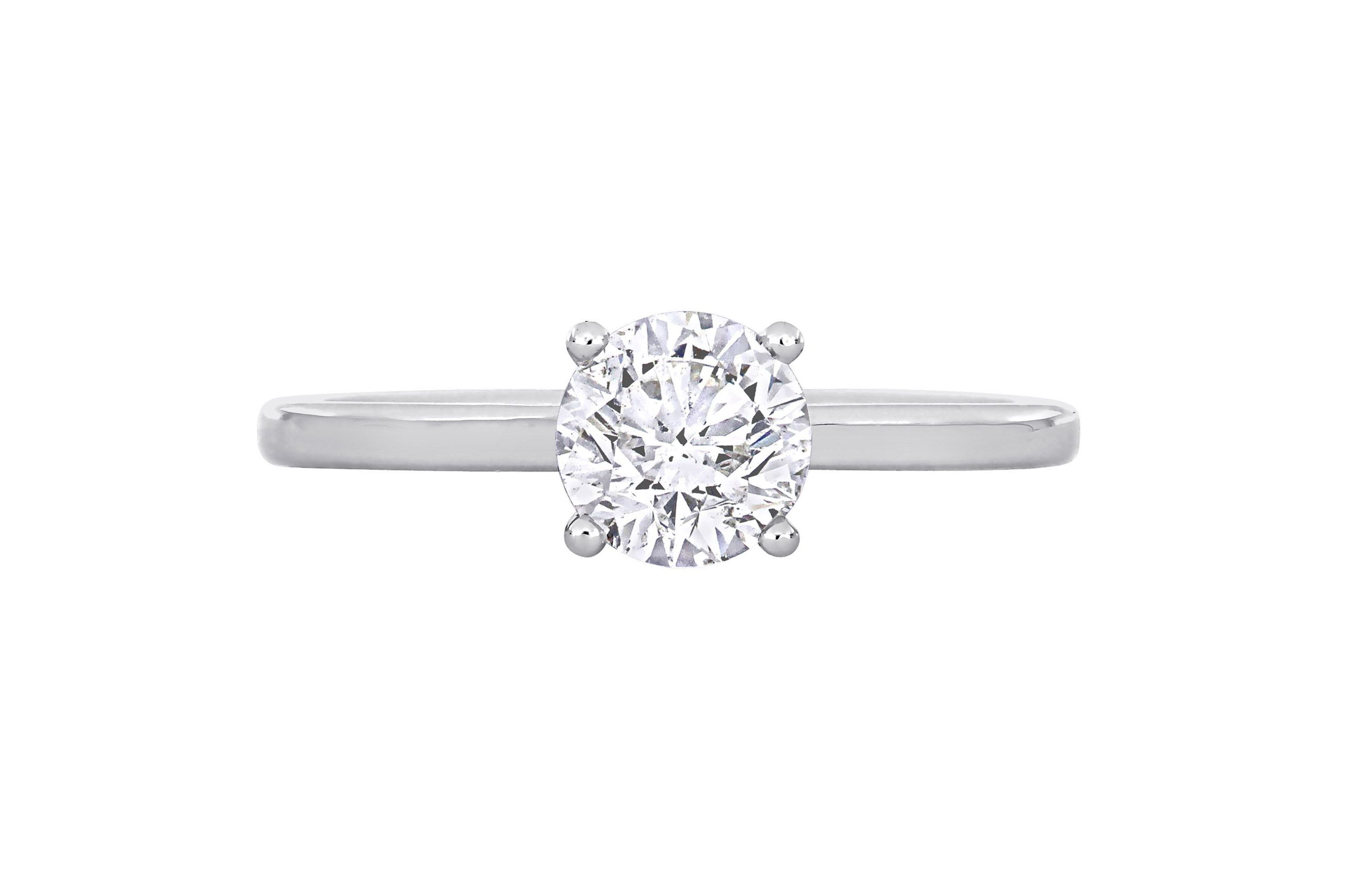 1 ct. t.w. Diamond Solitaire Engagement Ring in Platinum