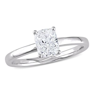 Belk & Co 1 Ct. T.w. Diamond Solitaire Engagement Ring In 14K White Gold