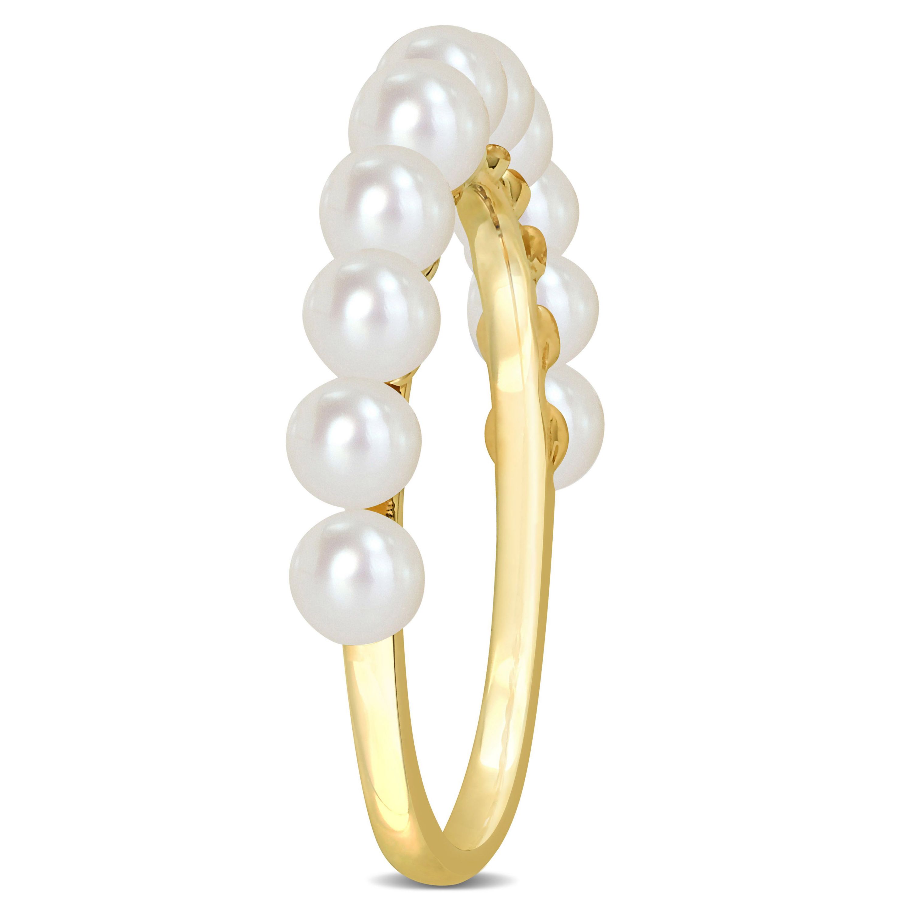 Freshwater Cultured Pearl Ring in 14K Yellow Gold
