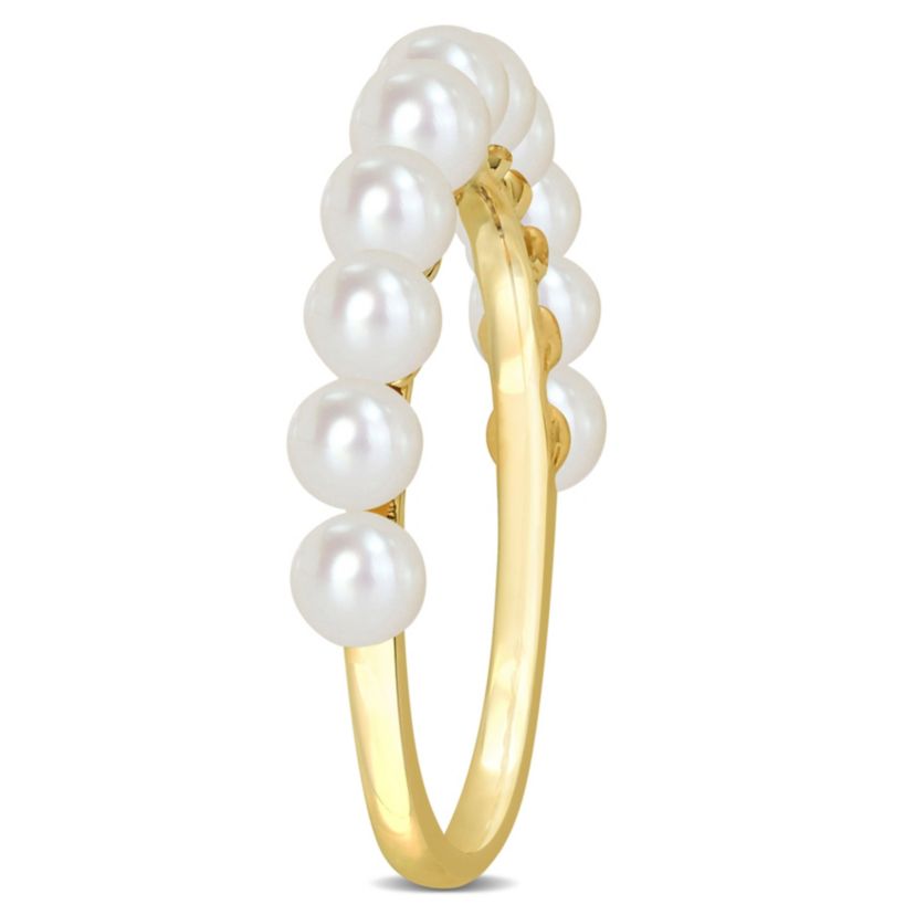 Freshwater Cultured Pearl Ring in 14K Yellow Gold