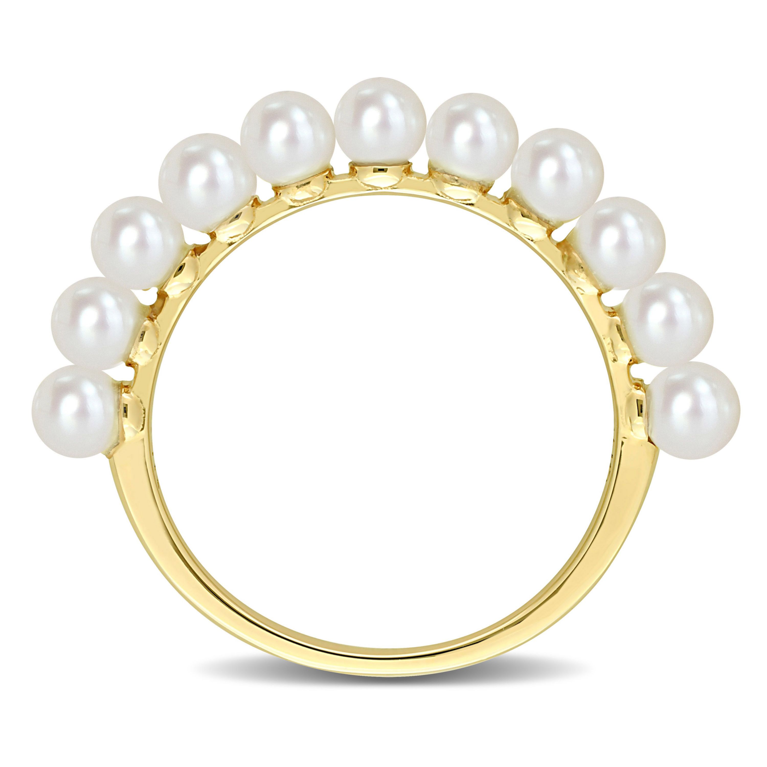 Freshwater Cultured Pearl Ring in 14K Yellow Gold