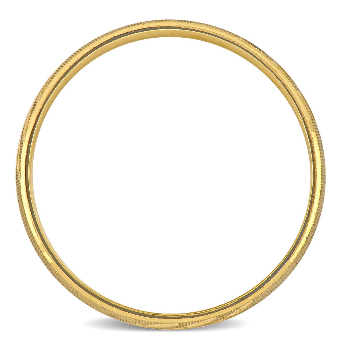 Mens Wedding Band in 10K Yellow Gold