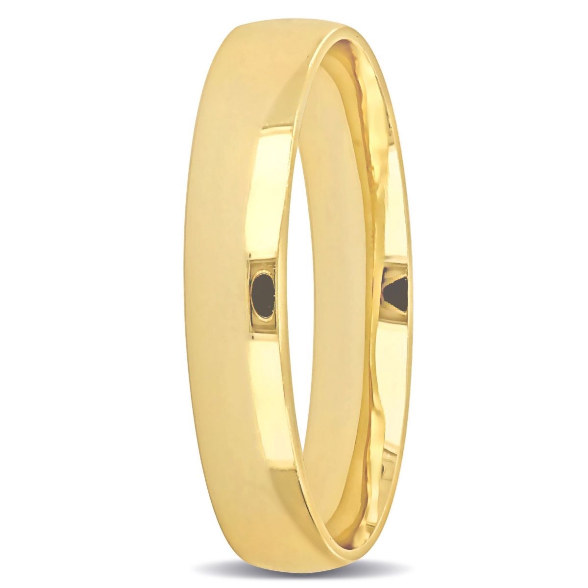 Polished Finish Ladies Wedding Band in 14K Yellow Gold