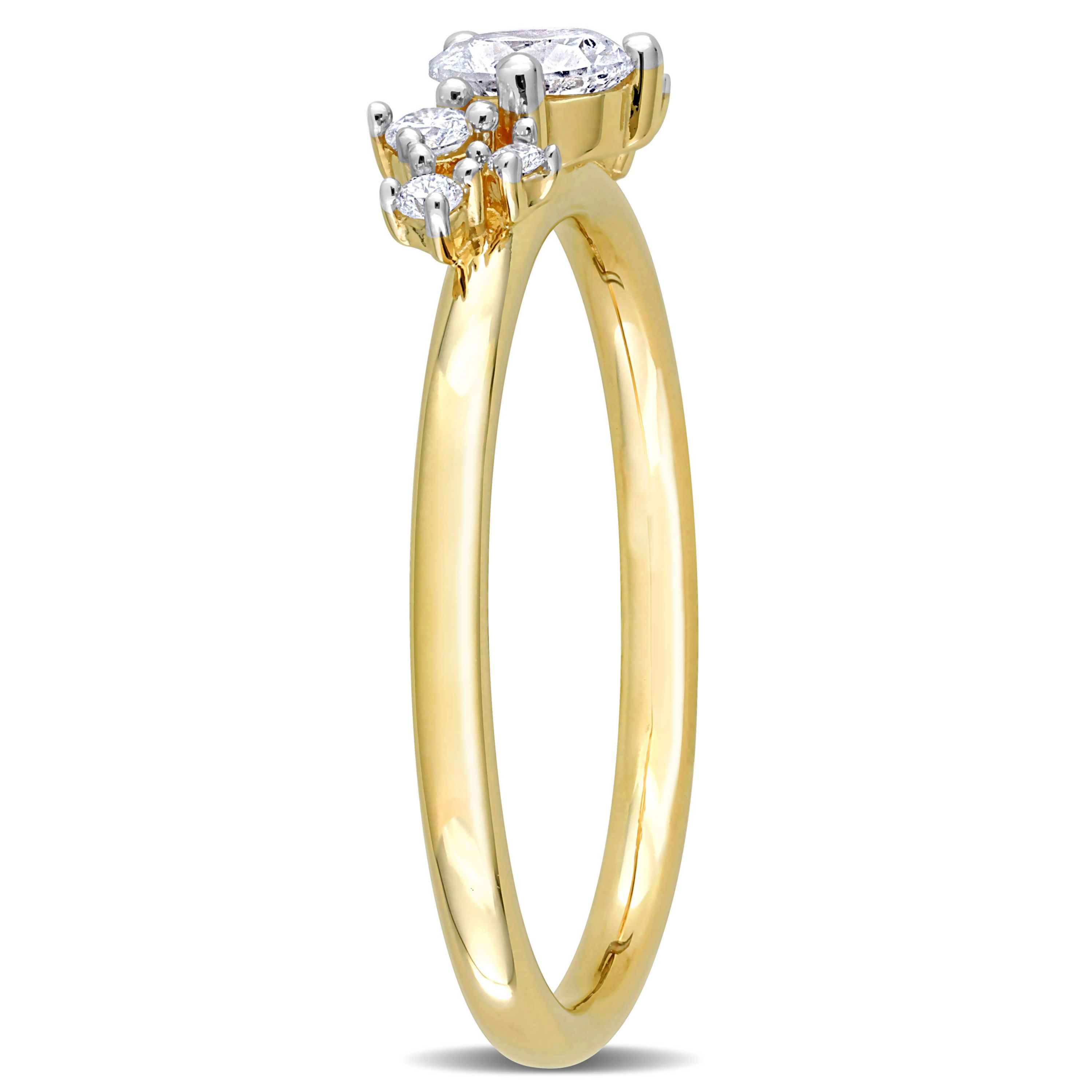 1/2 ct. t.w. Diamond Ring in 14K Yellow Gold