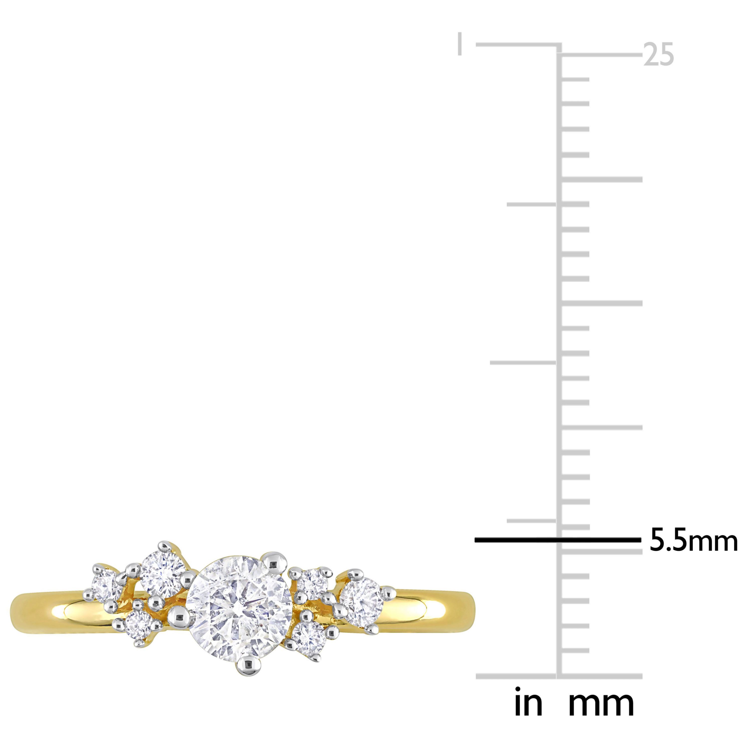 1/2 ct. t.w. Diamond Ring in 14K Yellow Gold