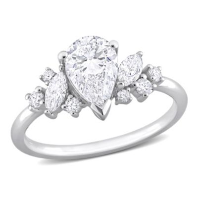 1.35 ct. t.w. Diamond Engagement Ring 14K White Gold