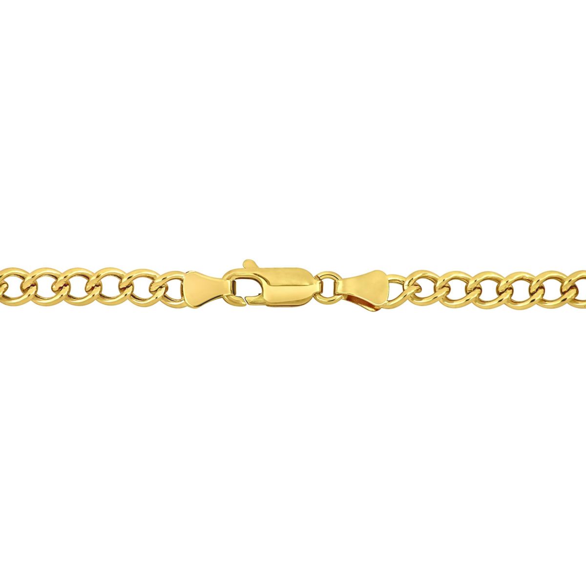 4.1mm Curb Chain Necklace in 14k Yellow Gold, 20 in