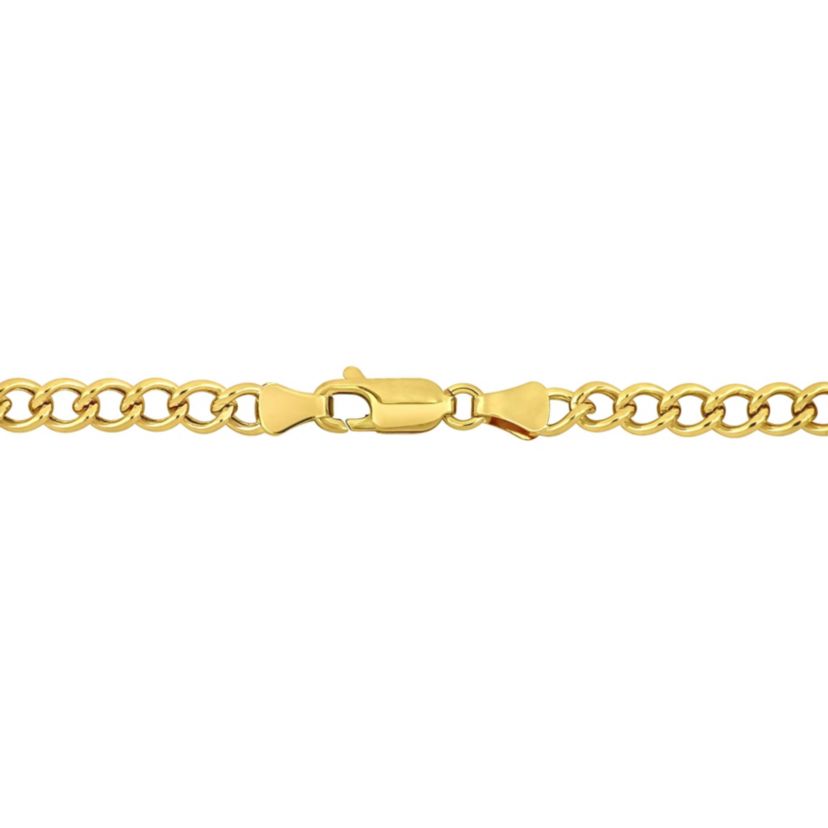 4.1mm Curb Chain Necklace in 14k Yellow Gold, 20 in