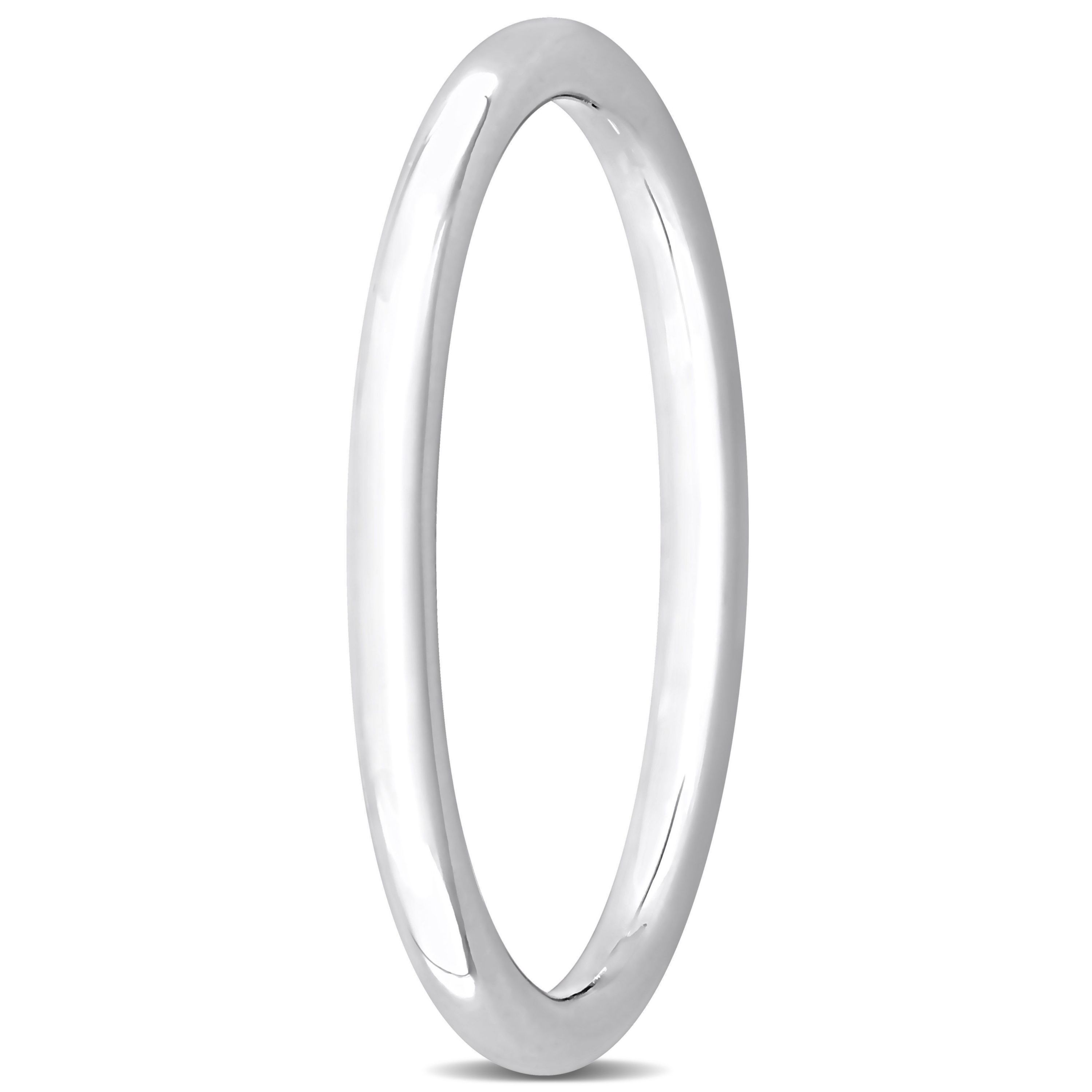 2mm Wedding Band in 14k White Gold