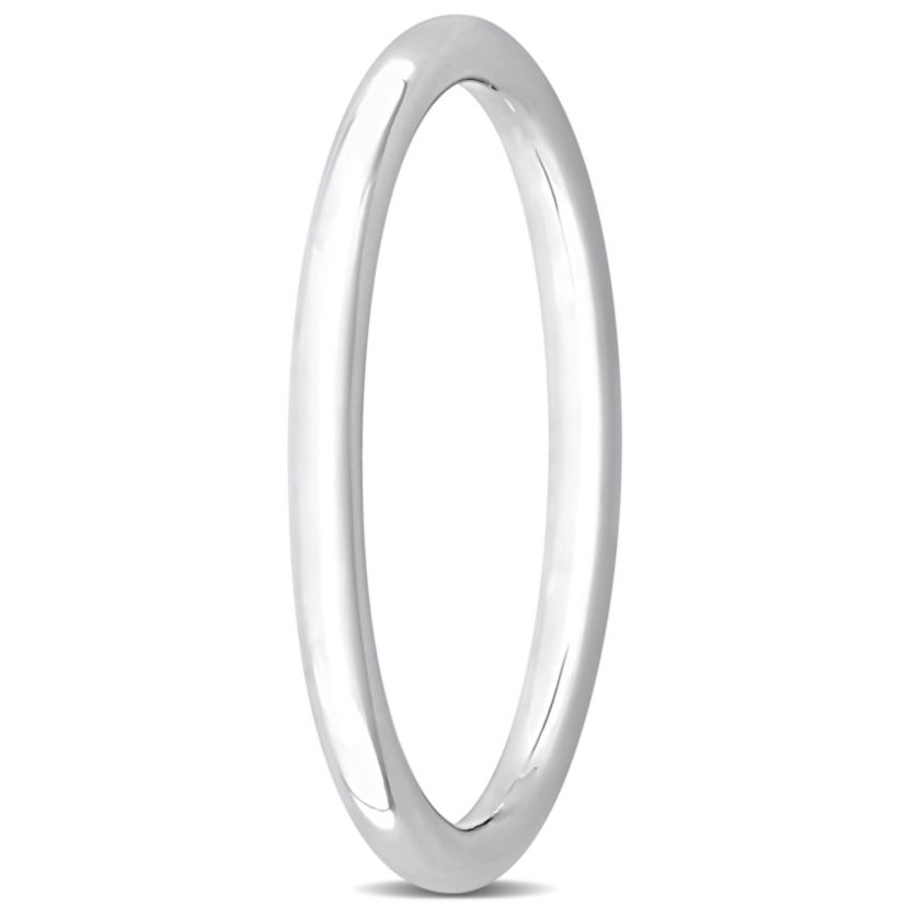 2mm Wedding Band in 14k White Gold