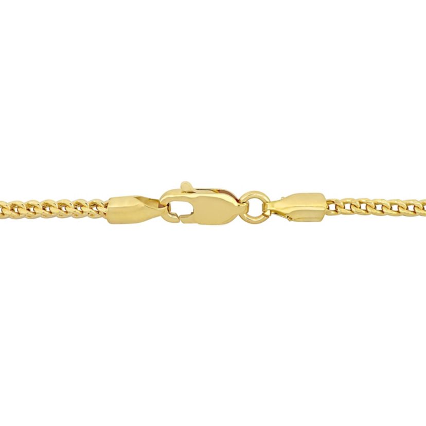 2.3mm Franco Link Necklace in 10k Yellow Gold, 20 in