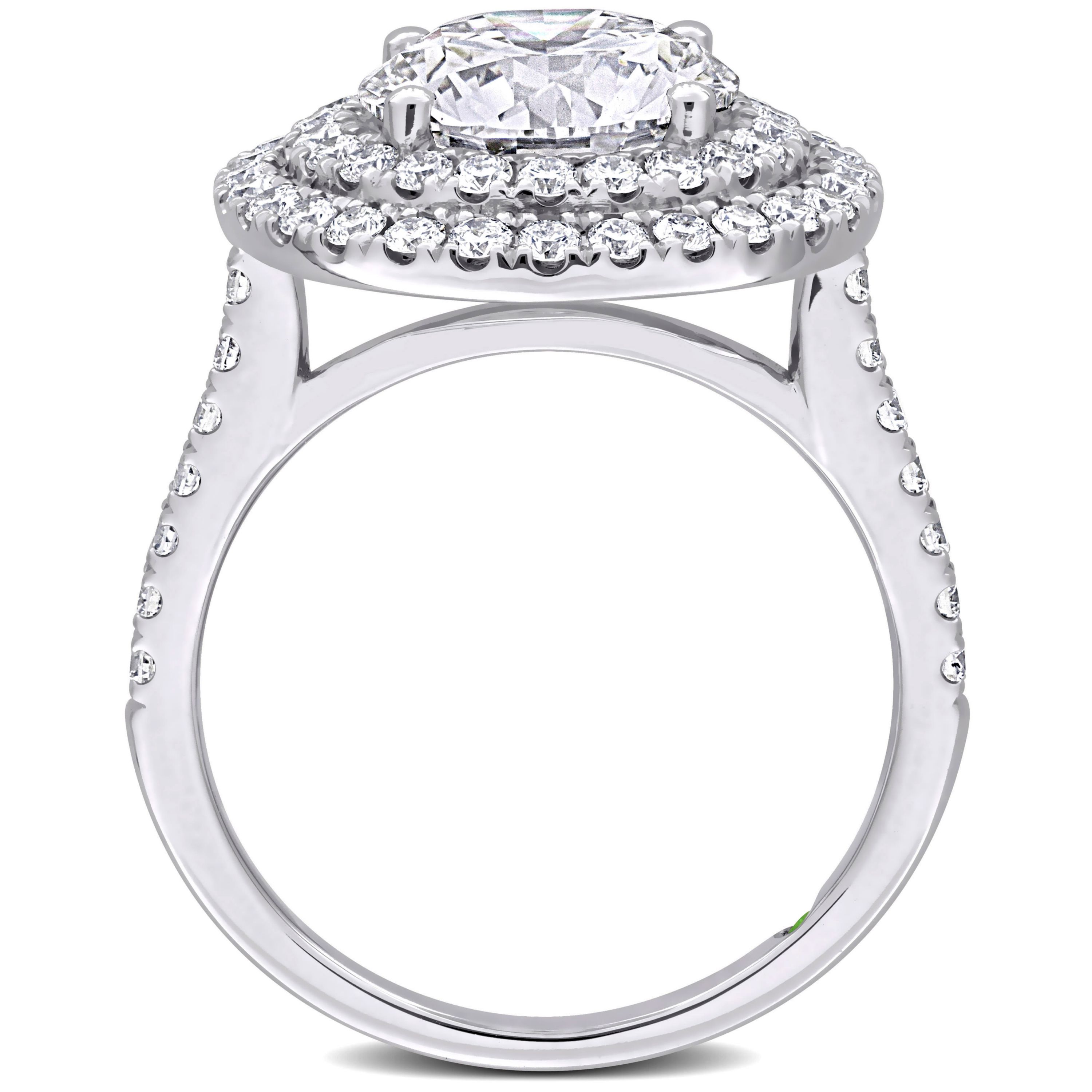4 ct. t.w. Lab Grown Diamond Engagement Ring in 14K White Gold