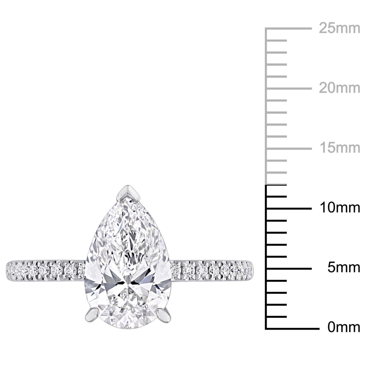 2.16 ct. t.w. Lab Grown Diamond Fashion Ring in 14K White Gold