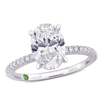 Belk & Co 2.16 ct. t.w. Lab Grown Diamond Engagement Ring in 14K White Gold, 9 -  0620400150480