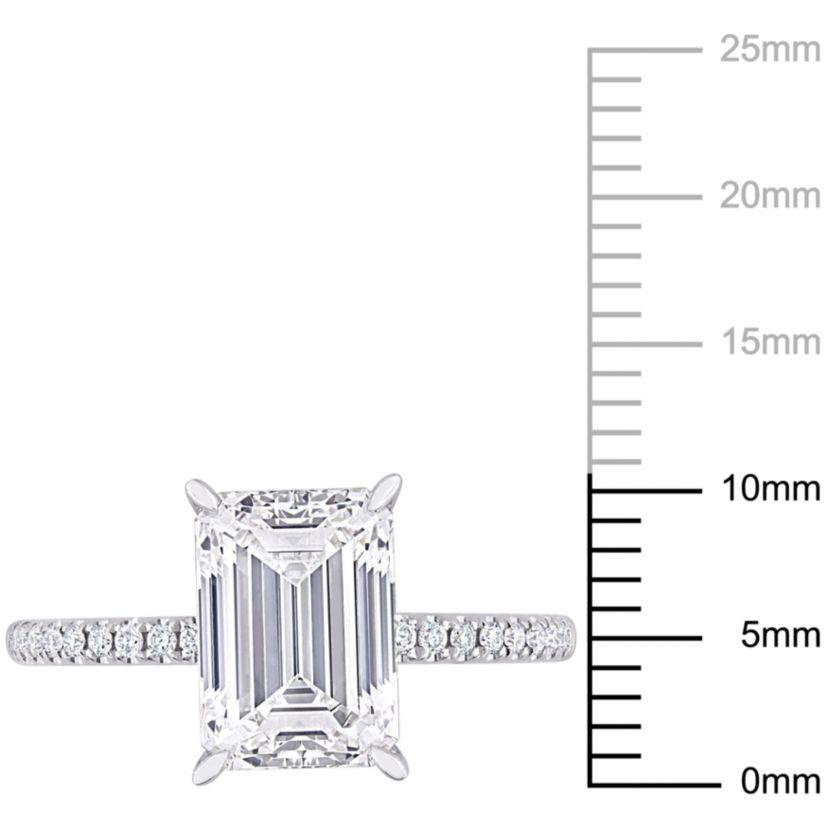 3.11 ct. t.w. Lab Grown Diamond Engagement Ring in 14K White Gold