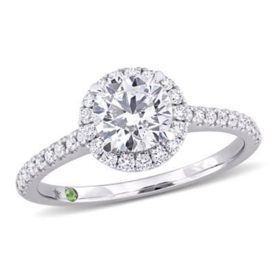 Belk & Co 1.31 ct. t.w. Lab Grown Diamond Engagement Ring in 14K White Gold, 8 -  0620400151654