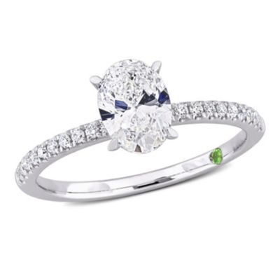 Belk & Co 1.16 ct. t.w. Lab Grown Diamond Engagement Ring in 14K White Gold, 8 -  0620400150350